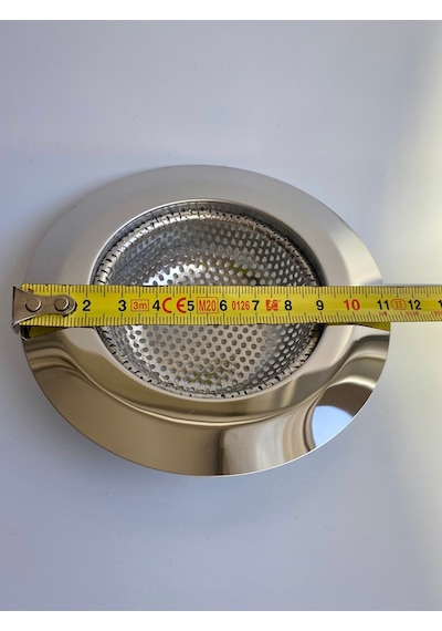 2 Adet Büyük Boy Paslanmaz Çelik Lavabo Süzgeci 11.3 Cm Paslanmaz Çelik Diğer
