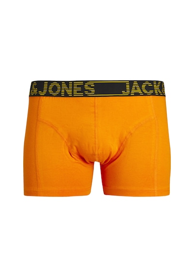 Jack & Jones Erkek Renkli Logolu 3'Lü Boxer Paketi - Bill 12255821 Electric Blue Lemonade Lacivert
