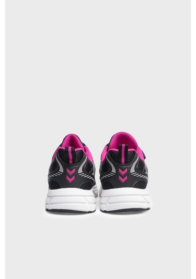 Hummel Logolu Cırt Cırtlıı Ayakkabı Unisex Çocuk Ayakkabı 900948-2761 Siyah-pembe