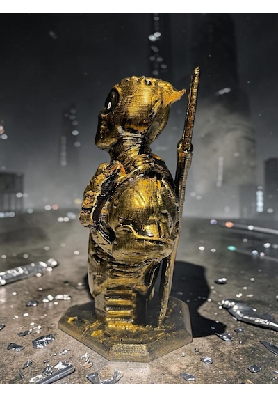 Deadpool Büst Figür 10 Cm - Gold Efekt Koleksiyonluk Biblo