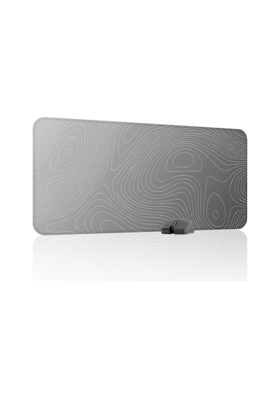 Topography Kaymaz Dikişli Kauçuk Oyuncu Mousepad V2 - 90x40 Xxl Gaming Mouse Pad Fare Altlığı