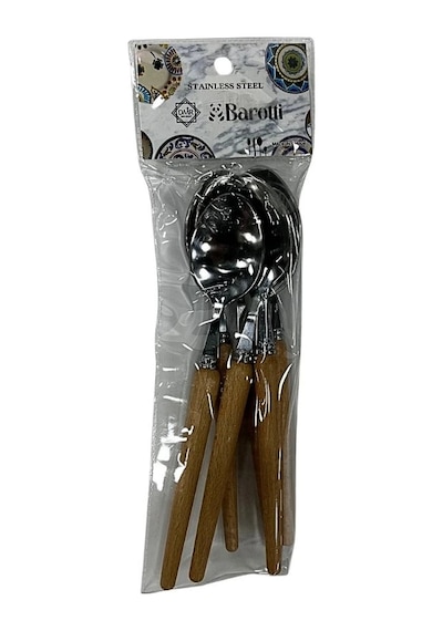 Ahşap Saplı Metal Küçük Kaşık