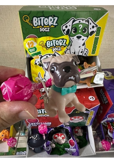 Bıterz Dogz Lolipop Şeker Ve Figür Anahtarlık 1 Adet