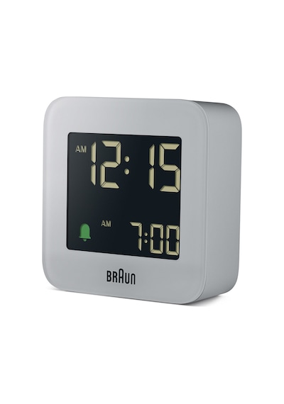 Braun Bc08g Gri Klasik Seyahat Dijital Alarmlı Masa Saati Brn.bc08g