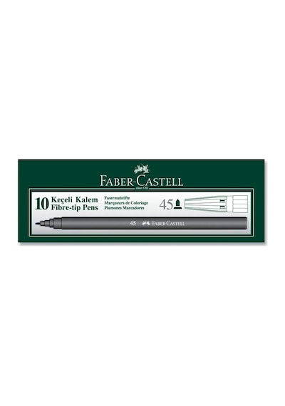 Faber-castell Mavi Keçeli Kalem 1 Adet Su Bazlı Mürekkep İle İnce Uçlu Çizim İçin