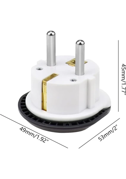 Uluslararası Priz Fiş Adaptör Çevirici 16a 250v Seyahat Fişi Dönüştürücü Adaptörü, Ce Sertifikalı, 200'den Fazla Ülkede Abd/avustralya/uk