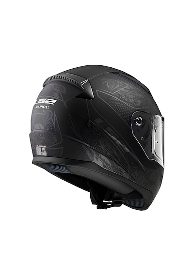 Ls2 Rapıd 2 Crypt Mat Siyah Kask Renkli