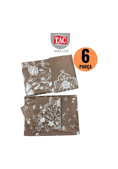 Ponda Vızon Deluxe Saten Cift Kişilik Nevresim Takımı Çok renkli