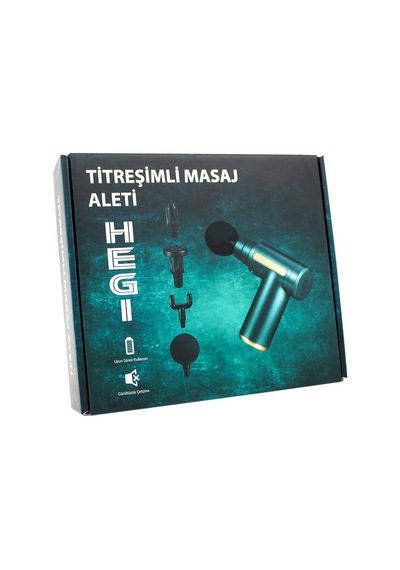 Hegı Tıtresımlı Sarjlı Masaj Tabancası-25340 - Yeşil