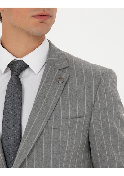 Pierre Cardin Erkek Gri Takım Elbise 50273543-vr024 Gri