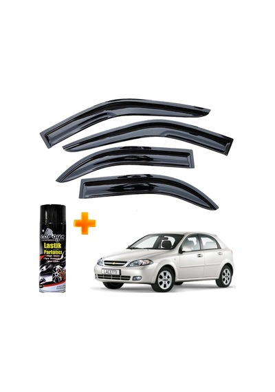 Lacetti Hb Mügen Cam Rüzgarlığı 4 Lü Takım +500ml Lastik Parlatıcı