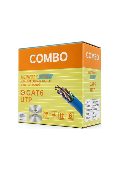 Combo Cm-cat6-100m 100 Metre Cat6 Utp Network Kablosu