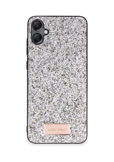 Samsung Galaxy  Uyumlu,  A05 Bright Simli Kapak - Gümüş