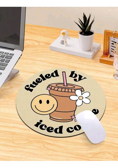 Fueled By İced Coffee Yazılı Mouse Pad