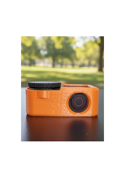 Djı Osmo Action 6 Uyumlu Yumuşak Çerçeve Kılıf - Tüm Gopro Aksesuarlarıyla Uyumlu Turuncu