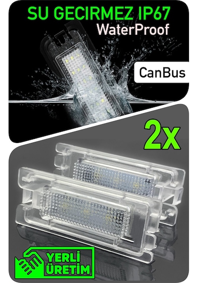 Renault Modus / Grand Modus Canbus Led Plaka Aydınlatma Ledi Lambası