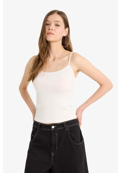 Defacto Coool Fitted U Yaka Fitilli Kaşkorse Askılı Beyaz Atlet F7916ax25hswt32 Beyaz Defacto Coool Fitted U Yaka Fitilli Kaşkorse Askılı Beyaz Atlet F7916ax25hswt32 Beyaz