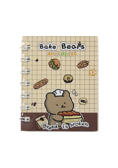 2 Adet Lilamor Bake Bears Spr Not Defteri 8,5x10,5