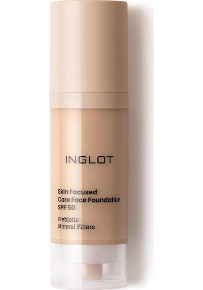 Inglot Skın Focused Care Face Foundatıon SPF50 305 Peachy Beıge