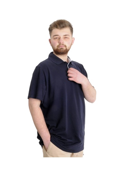 Mode Xl Büyük Beden Erkek T-Shirt Polo Choose Your Mode 23321 Lacivert 001