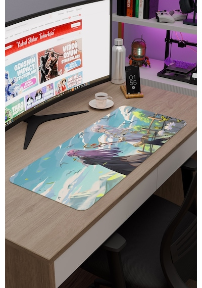Sousou No Frieren Anime V2 - 70x30 Xl Gaming Kauçuk Kaymaz Taban Mouse Pad Fare Altlığı