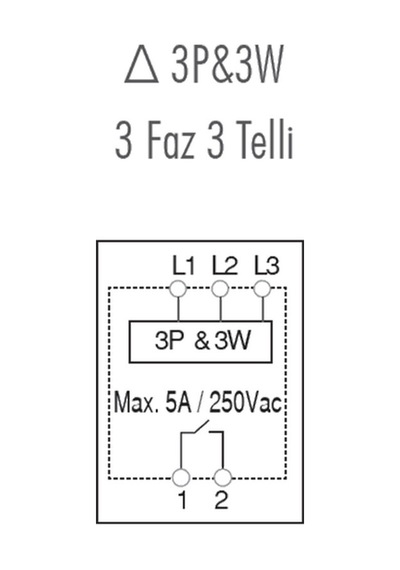 Faz Koruma Rölesi Fkr2.g.3w