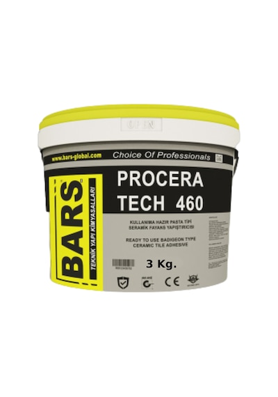Bars Pasta Tipi Hazır Seramik Yapıştırıcısı 3 Kg.
