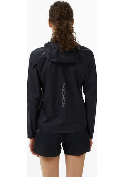 Salomon Bonatti Waterproof Kadın Siyah Yağmurluk Lc2128900 2800282