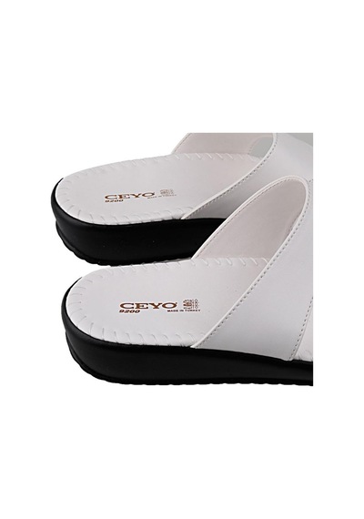 Muya Ceyo 9200-2 Kadın Anatomik Parmak Arası Terlik Beyaz 36-40 001