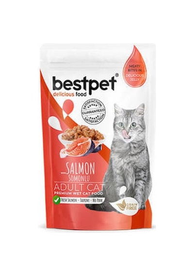 Pouch Somonlu Jelly Tahılsız Yetişkin Kedi Konservesi 85 Gr Diğer