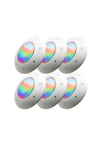 32 Watt Smd Led Rgb Kendinden Dönen Sıva Üstü Havuz Lambası 6 Adet