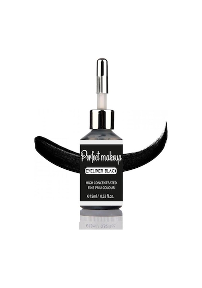 Kalıcı Makyaj Boyası - Eyeliner Black Eyeliner Siyah 15ml Diğer