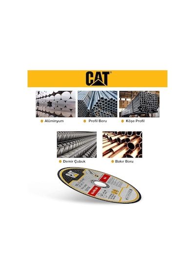 Cat Da10126 350mm Universal Metal Profil Kesme Taşı Fr Da10126