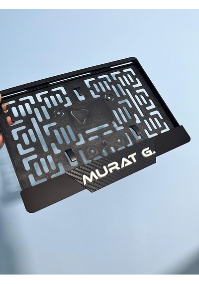 Kişiye Özel Karbon Pleksi Motor Plakalığı