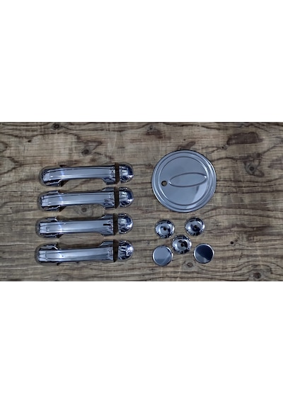 Ford Connect 2002-2009 Krom Kapı Kolu- Depo Kapağı-Kilit Açma Set