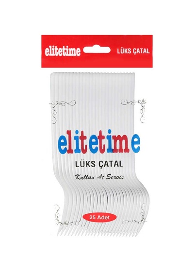 Çatal Lüks Beyaz 25 Adet