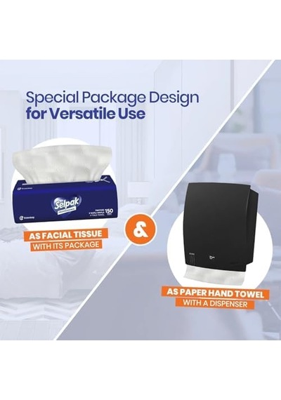 Selpak Professional Premium Z Katlı Dispenser Havlu, 200 Yaprak