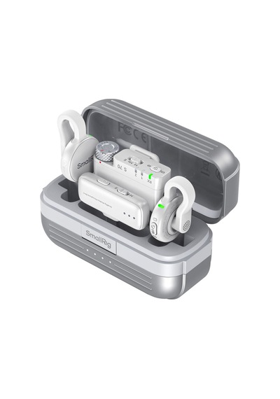 Smallrig - 5716 S70 Beyaz 2 Kişilik 48khz/24bit Kablosuz Yaka Mikrofonu