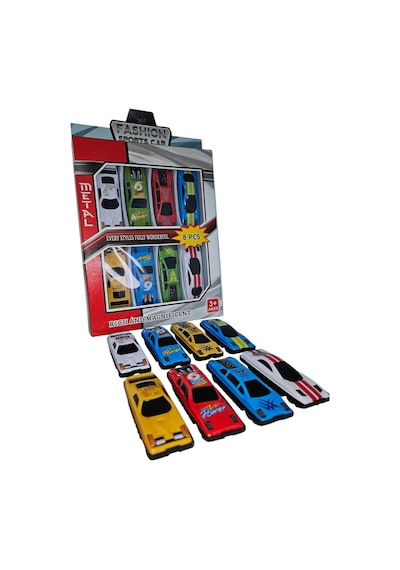 8 Adet Mini Metal Yarış Arabaları Oyuncak Araba Set Diğer