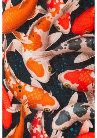 Farm Animals Koi Fishes Desenli Boxer Çok Renkli