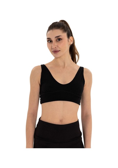 Inguz Ecovero Yoga Bra Siyah