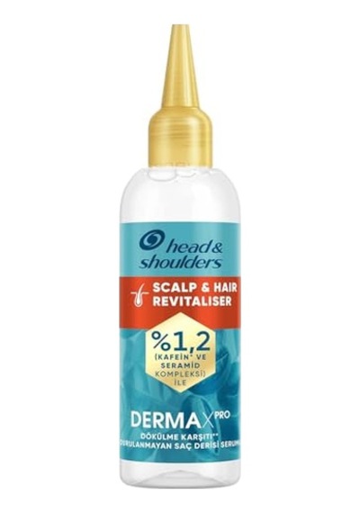 Head & Shoulders Dermaxpro Scalp & Hair Revitaliser Dökülme Karşıtı Durulanmayan Saç Derisi Serumu Kafein Ve Seramid İle 145ml
