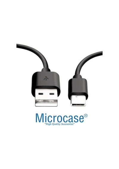 Microcase Type-C Usb Şarj Ve Data Kablosu - 3 Metre Siyah