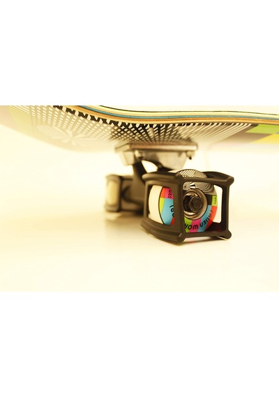 Kaykay Skateboard Kaydırmaz Güvenli Kay Kay Öğrenme Aparatı 4 Lü Siyah
