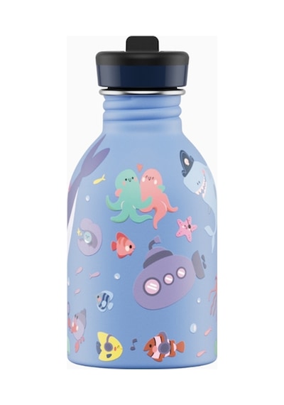 Kids Bottle Ocean Friends Paslanmaz Çelik Çocuk Su Matarası 250 Ml Renkli