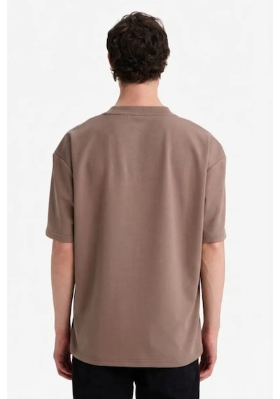 Defacto Nefes Alabilen Oversize Tişört X3926az26spbn571 Kahve-bn571