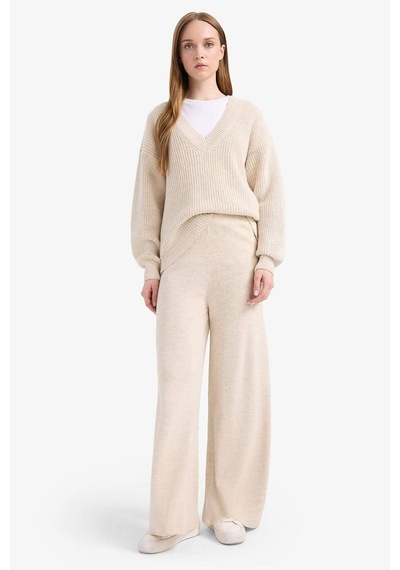 Defacto Relax Fit Pantolon V0088az25wner99 Ekru