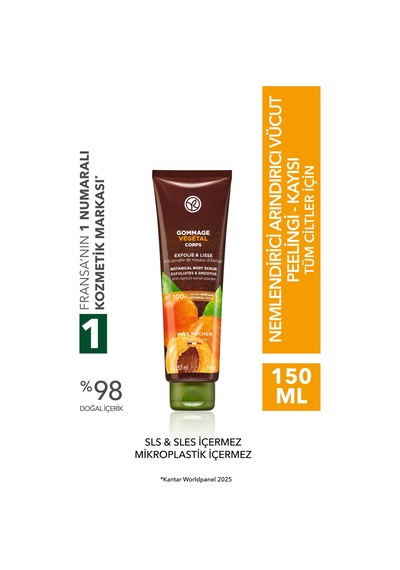 Yves Rocher Nemlendirici Arındırıcı Vücut Peelingi - Kayısı-150 Ml