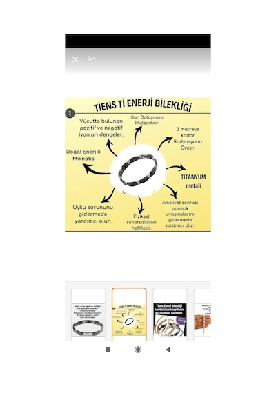 Tiens Ti -  Bileklikleri (siyah) Mıknatıslı Bileklik Siyah