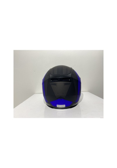 Jk 512 Güneş Vizörlü Mat Mavi-siyah Açık Kask